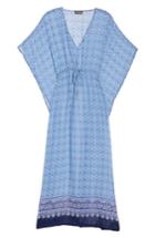 Women's Tommy Bahama Tika Tiles Cover-up Caftan - Blue