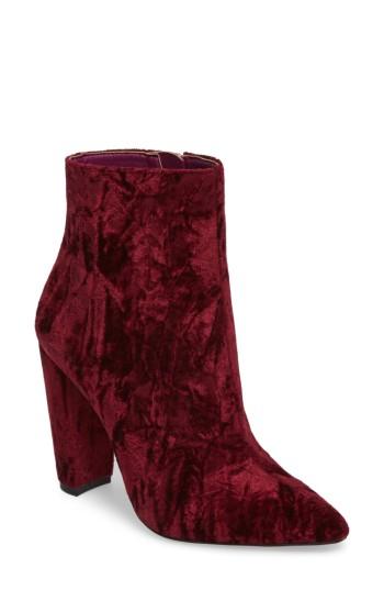 Women's Jessica Simpson Teddi Crescent-heel Bootie M - Purple