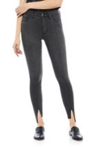 Women's Sam Edelman The High Rise Stiletto Slit Ankle Jeans - Grey