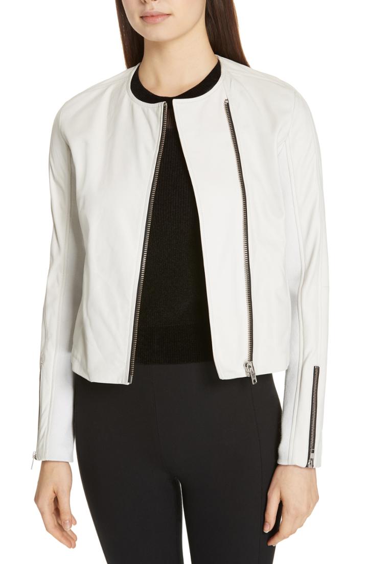 Women's The Great. Quilted Metallic Bomber - Metallic