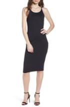 Women's Leith Body-con Midi Dress, Size - Black