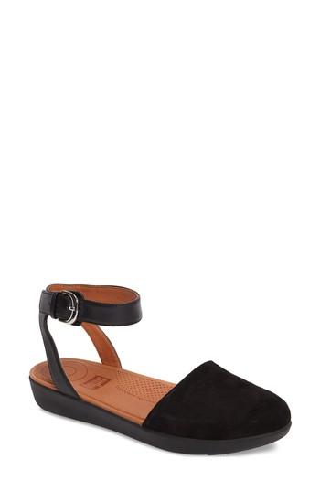 Women's Fitflop Cova Ankle Strap Sandal M - Black