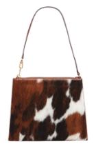 Trademark Ellsworth Genuine Calf Hair Shoulder Bag - Brown