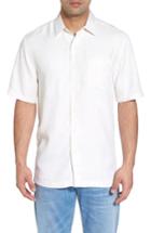 Men's Kahala Sea Shells Classic Fit Sport Shirt - White