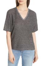 Women's Eileen Fisher Organic Linen Jacquard Sweater, Size - Black