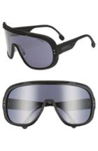 Men's Carrera Eyewear Epica 99mm Shield Sunglasses - Matte Black