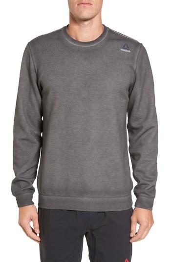 Men's Reebok Dirty Wash Sweatshirt, Size - Metallic