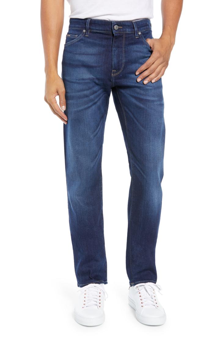 Men's Boss Maine Fit Jeans, Size 30 X 34 - Blue