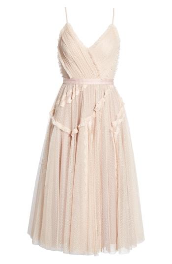 Women's Needle & Thread Ballet Lace Midi Dress