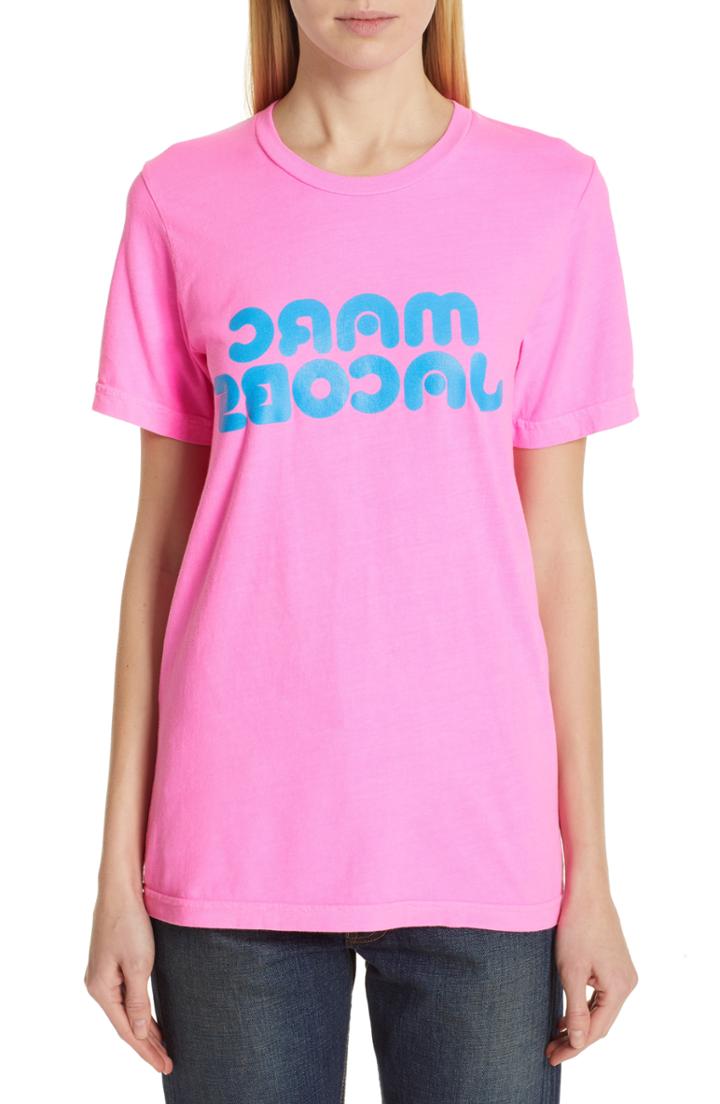 Women's Marc Jacobs Reverse Logo Selfie Tee