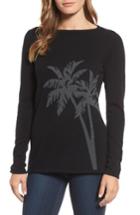 Women's Tommy Bahama Island Palm Intarsia Cashmere Pullover