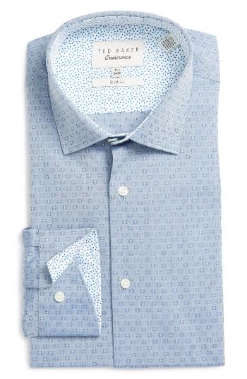 Men's Ted Baker London Burrow Slim Fit Geometric Dress Shirt