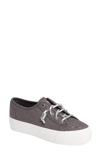 Women's Sperry Sky Sail Platform Sneaker .5 M - Grey