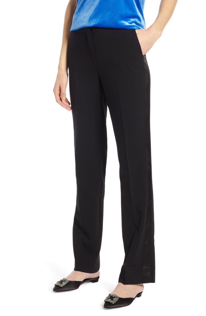 Women's Halogen Tuxedo Pants - Black