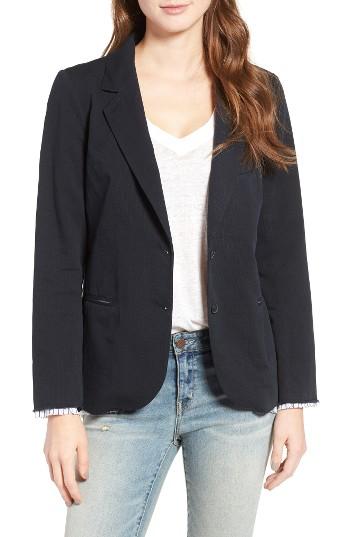 Women's Treasure & Bond Raw Hem Deconstructed Blazer