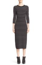Women's Theory 'delissa B' Stripe Textured Knit Maxi Dress