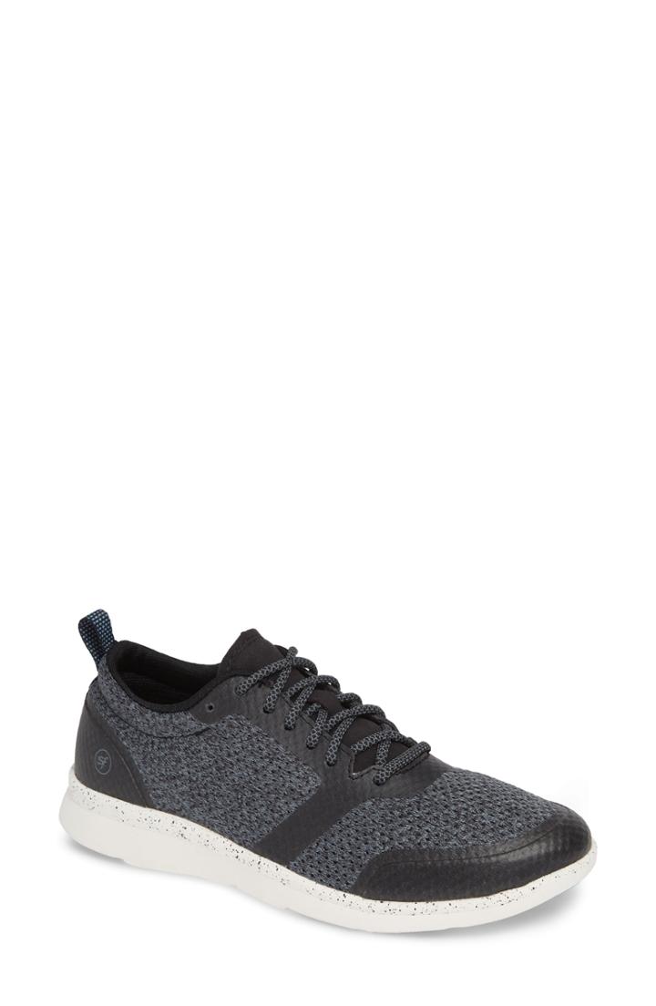 Women's Superfeet Linden Sneaker .5 M - Black