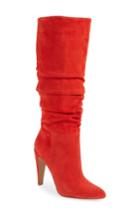 Women's Steve Madden Carrie Slouchy Boot .5 M - Red