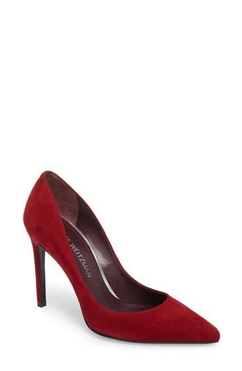 Women's Stuart Weitzman Curvia Pump M - Brown