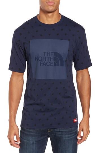 Men's The North Face International Collection Star Print T-shirt - Blue