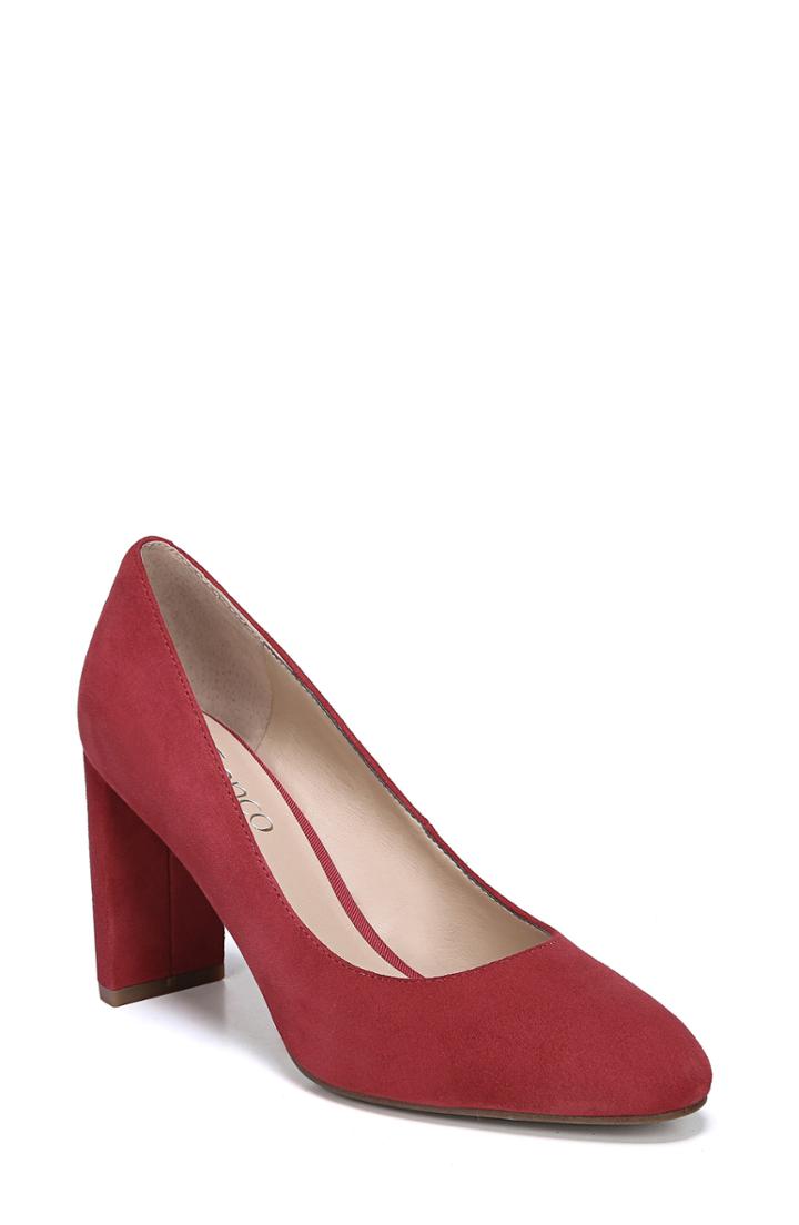 Women's Franco Sarto Vanity Pump .5 M - Red