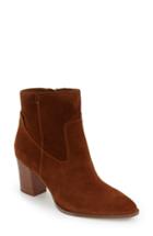Women's Sarto By Franco Sarto 'echelon' Block Heel Bootie .5 M - Brown