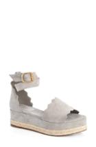 Women's Chloe Lauren Espadrille Wedge Sandal Us / 35eu - Grey