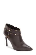Women's Charles David 'cathy' Pointy Toe Bootie M - Brown