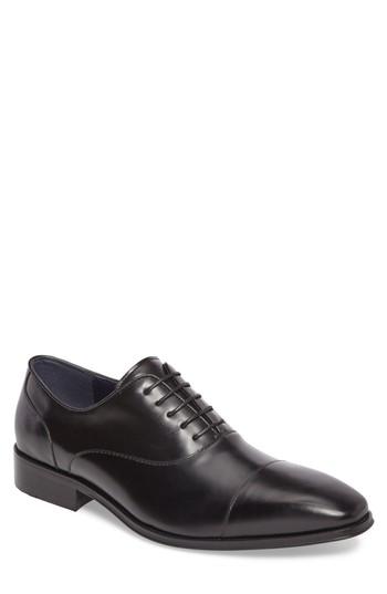 Men's Kenneth Cole Reaction Cap Toe Oxford .5 M - Black