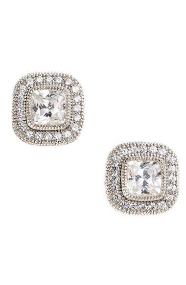 Women's Lafonn 'lassaire' Square Stud Earrings