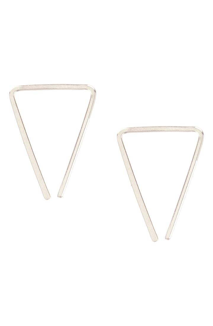 Women's Kris Nations Triangle Hoop Earrings