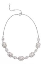 Women's Nina Jules Pave Frontal Necklace