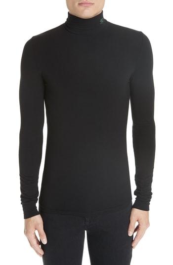 Men's Raf Simons Turtleneck Sweater - Black