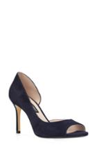 Women's Nine West Jeff Peep Toe Pump M - Blue