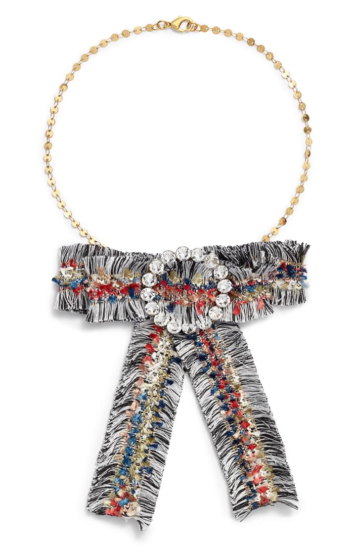 Women's Mad Jewels Kris Oversize Bow Necklace