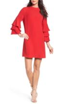 Women's Chelsea28 Ruffle Sleeve Shift Dress - Red