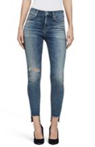 Women's Citizens Of Humanity Rocket High Waist Step Hem Skinny Jeans - Blue
