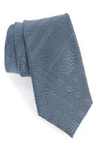Men's Burberry Manston Tonal Check Silk Skinny Tie