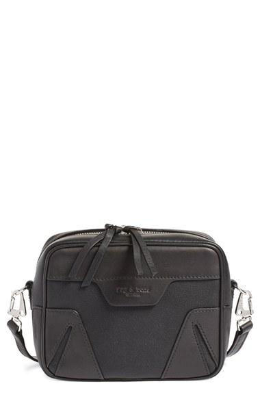 Rag & Bone 'flight - Camera' Leather Shoulder Bag -