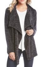 Women's Karen Kane Chenille Cardigan - Grey