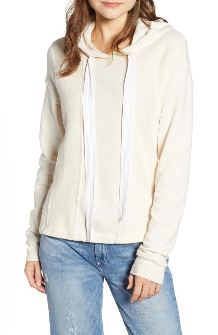 Women's Stateside French Terry Hoodie - Ivory