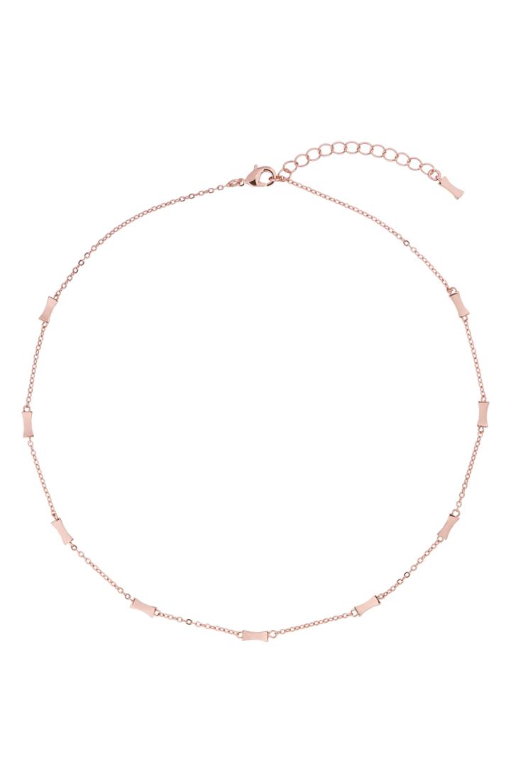 Women's Ted Baker London Faye Mini Faceted Bow Station Choker Necklace