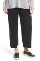 Women's Eileen Fisher Knit Cashmere Ankle Pants, Size - Black