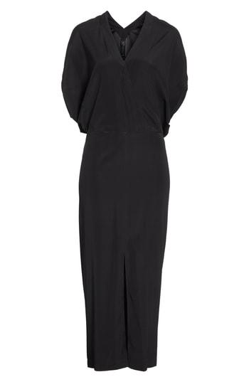 Women's Zero + Maria Cornejo Stretch Silk Surplice Dress