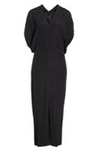Women's Zero + Maria Cornejo Stretch Silk Surplice Dress
