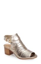 Women's Bella Vita Fonda Perforated Sandal N - Metallic