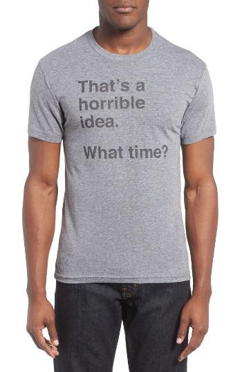Men's Kid Dangerous Horrible Idea Graphic T-shirt