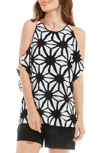 Women's Vince Camuto Cold Shoulder Top - White