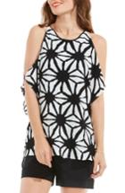 Women's Vince Camuto Cold Shoulder Top - White