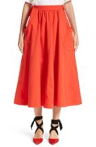 Women's Rejina Pyo Belted Pocket Skirt Us / 6 Uk - Red